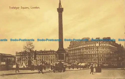 R653183 London. Trafalgar Square. Tuck. Sepia. Postkarten Nr. 2401