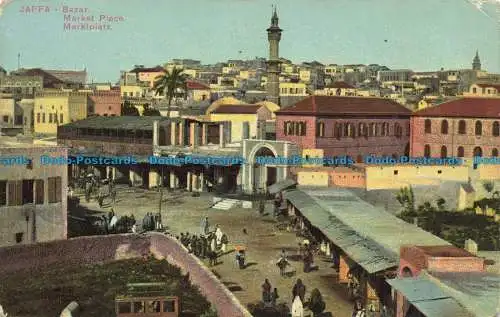 R653627 Jaffa. Marktplatz. Postkarte