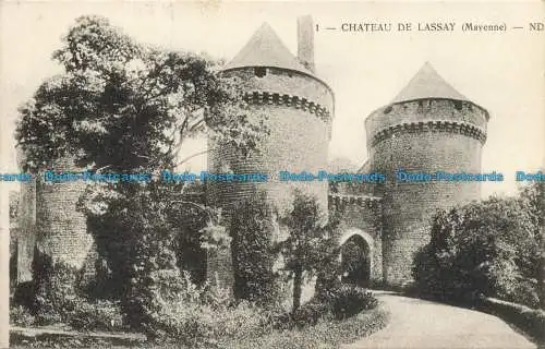 R653254 Schloss von Lassay. Mayenne. Levy und Neurdein Reunis. ND. Foto