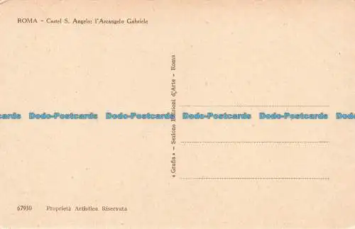 R653255 Rom. Engelsburg. l Erzengel Gabriel. Grafik