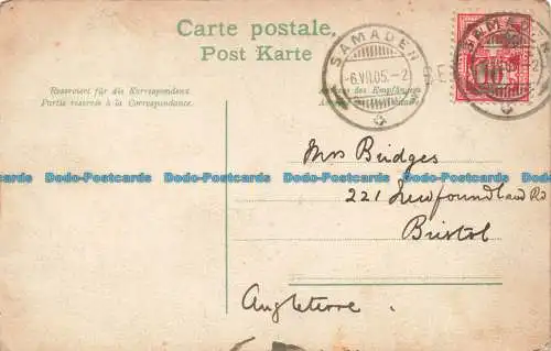 R653257 Pontresina. Postkarte. 1905