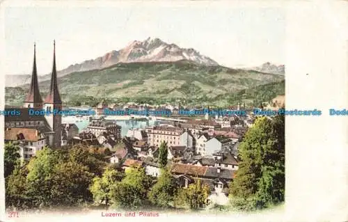 R653297 Luzern und Pilatus. Postkarte