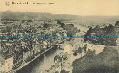 R653737 Namur. Zitadelle. Sambre und Maas. Nels. Ern. Thill