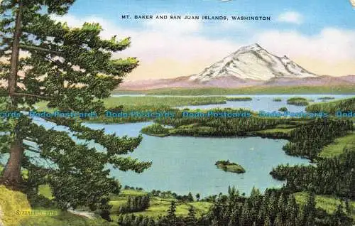 R653304 Washington. Mt. Bäcker- und San Juan-Inseln. E.C. Kropp