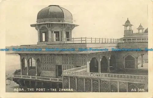 R653753 Agra. Das Fort. Die Zenana. D. Makropolo. 1914