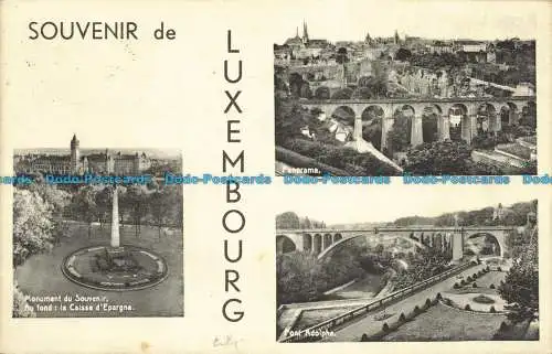 R653763 Souvenir de Luxembourg. Panorama. Adolphebrücke. Nels. E.A. Schaack. Mul