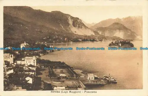 R653342 Stresa. Lago Maggiore. Panorama. Thanhoffer Handschellen