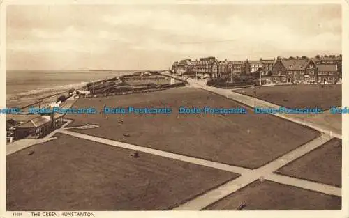 R653874 Hunstanton. Das Grün. Postkarte. 1964