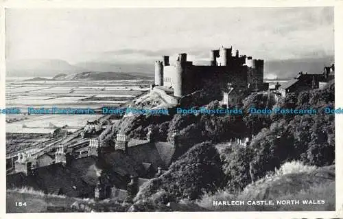 R653899 Nordwales. Schloss Harlech. Postkarte. 1960