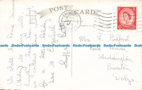 R653899 Nordwales. Schloss Harlech. Postkarte. 1960