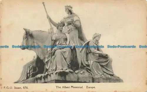 R653908 Europa. Das Albert Memorial. F.G.O. Stuart 870