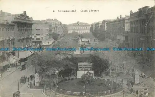 R653931 Alexandria. Consuls Square. P. Coustoulides