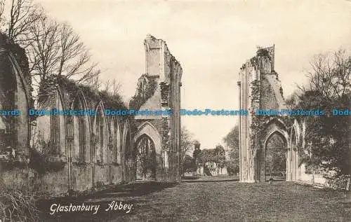 R653938 Glastonbury Abbey. F. Frith. Postkarte