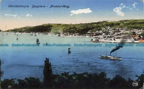 R654070 Konstantinopel. Bosporus. Arnaout Keuy. M.B