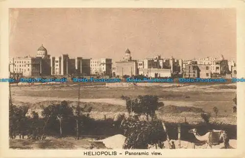 R654086 Heliopolis. Panoramablick. Der Kairo Postcard Trust. Serie. 605