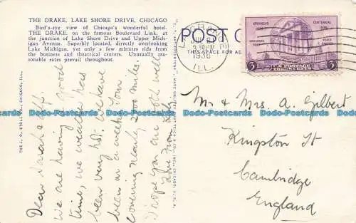 R654111 Chicago Wonderful Hotel. Der Drake. Der J.O. Stoll. C.T. Art Colortone