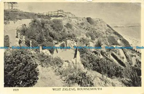 R654121 Bournemouth. West Zick Zack. C. Richter. 1957