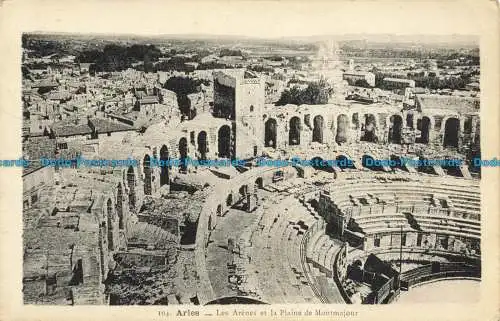 R654130 Arles. Les Arenes und la Plaine de Montmajour. George