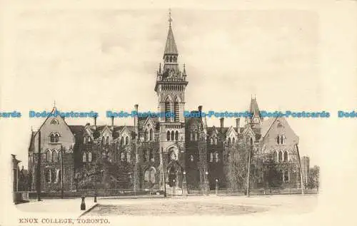 R654172 Toronto. Knox College