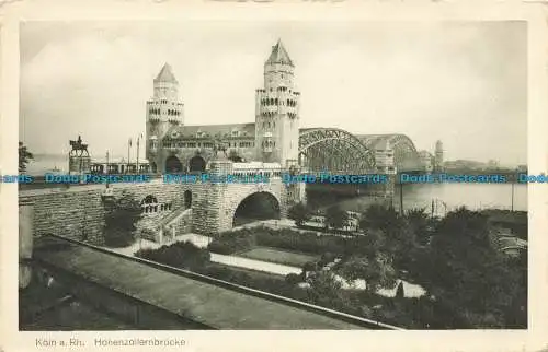 R654202 Koln a. Rh. Hohenzollernbrucke. Ludwig Bremer