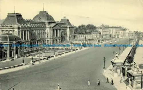 R654857 Brüssel. Der Königsplatz