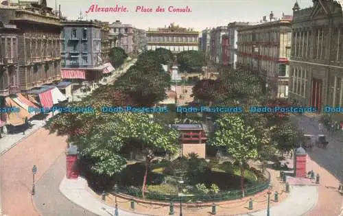 R654878 Alexandria. Place des Consuls. L. Papazoglou