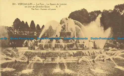 R654896 Versailles. Der Park. Messingbrunnen. A. Papeghin