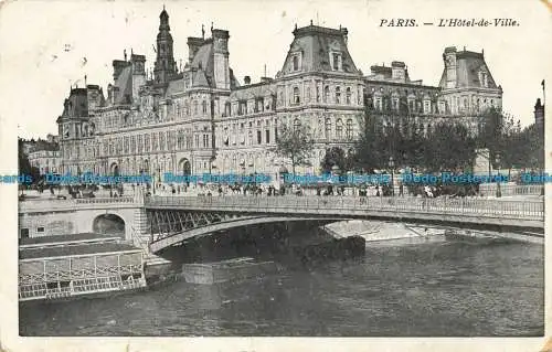 R654947 Paris. Das Rathaus. 1913