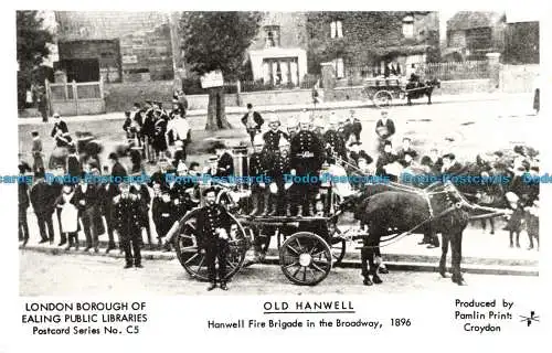 R654373 Old Hanwell. Hanwell Fire Bridge am Broadway. Londoner Stadtteil Eali