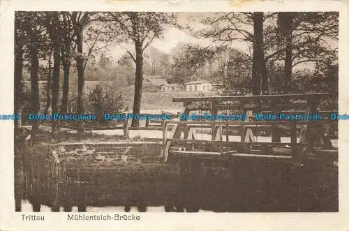 R654972 Trittau. Muhlenteich Brucke. Carl Jager