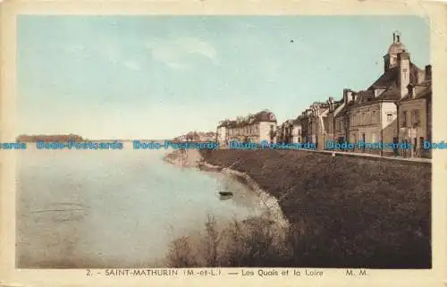 R654974 Saint Mathurin. M. und L. Les Quais et la Loire. M. Merlevede