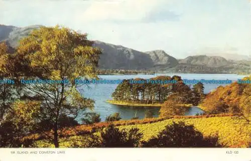 R654414 Tanneninsel und Coniston Lake. Jarrold. Sanderson und Dixon. RP