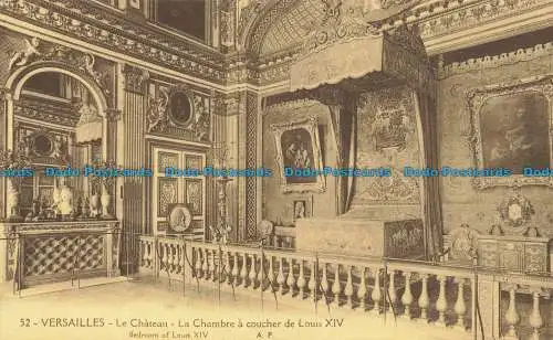 R655019 Versailles. Schlafzimmer von Ludwig XIV. A. Papeghin