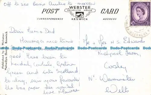 R654441 Keswick. Broomhill Point und Causey Pike. H. Webster