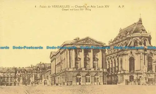 R655021 Schloss Versailles. Kapelle und Louis XV Flügel. A. Papeghin