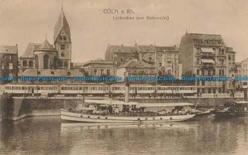 R655067 Coln a. Rh. Lyskirchen. am Holzmarkt. Nr. 3. 1919