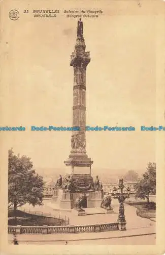 R655774 Brüssel. Kongresssäule. Albert