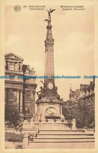 R655775 Brüssel. Anspach Memorial. Albert