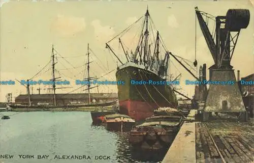 R654506 New York Bay. Alexandra Dock. Dainty Serie