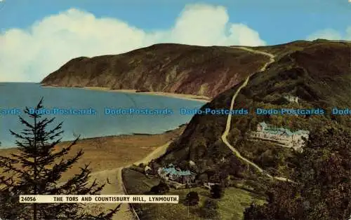 R655090 Lynmouth. Die Tors und Countisbury Hill