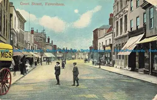 R654511 Faversham. Court Street. G.W. Spur. 1907