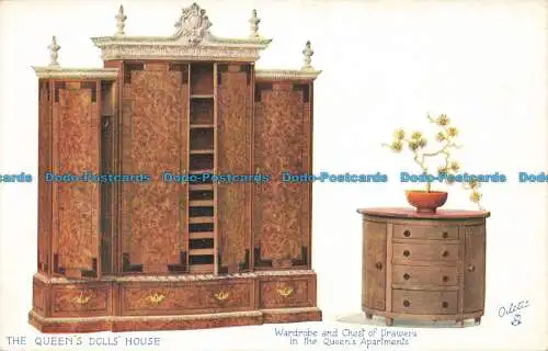 R654521 Kleiderschrank und Kommode in den Queen Apartments. Die Queen Doll Ho