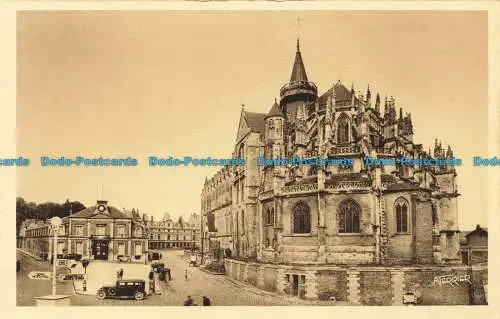 R654533 EU. Untere Seine. Die Stiftskirche das Schloss und das Rathaus. A. Terrier