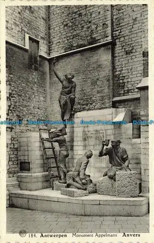 R655815 Antwerpen. Appelmans Denkmal. Albert. A. Dohmen