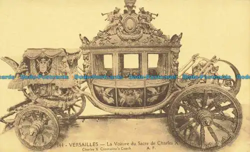 R654547 Versailles. Karl X. Krönungscoach. A. Papeghin