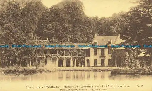 R654549 Parc de Versailles. Weiler von Marie Antoinette. Das Queen House. A. Pape