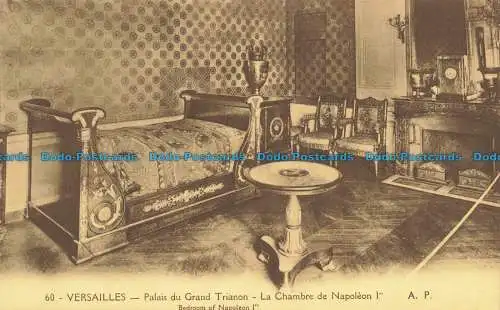 R654553 Versailles. Schlafzimmer von Napoleon. 1.er. A. Papeghin