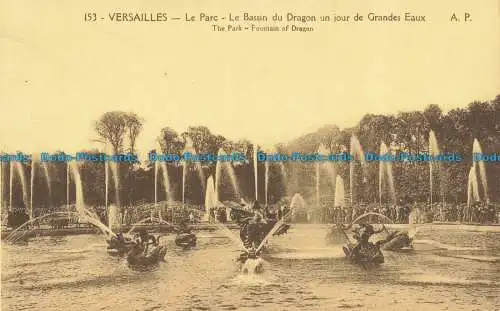 R654556 Versailles. Der Park. Drachenbrunnen. A. Papeghin