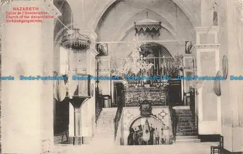 R655154 Nazareth. Kirche der Verkündigung. E.B. C