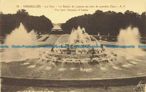 R654602 Versailles. Der Park. Messingbrunnen. E. Papeghin